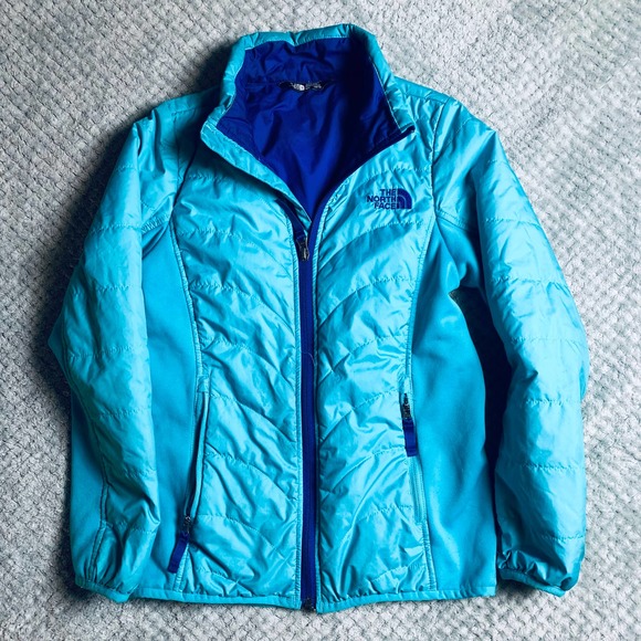 The North Face Jackets \u0026 Coats | North Face Turquoise Girls Lightweight Puffer Jacket Szm | Color: Blue | Size: mg | Allyrae19's Closet
